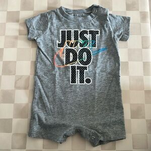 Nike Gray Baby Onesie Romper